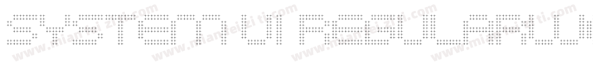 system ui Regularwoff2字体转换